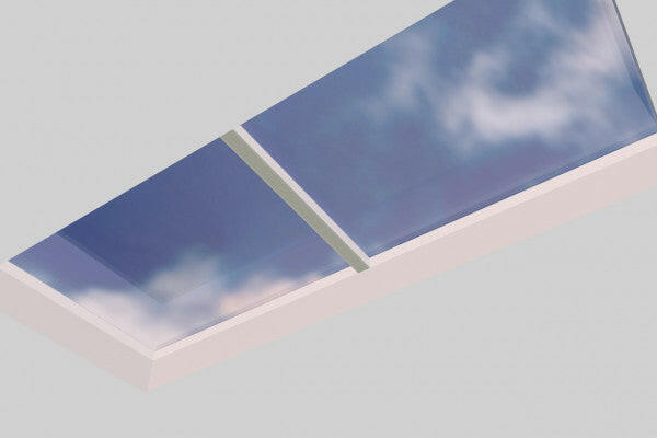 1500 x 3500 mm Fixed Glass Link Modular Skylight (1 Fixed 0 Opening).