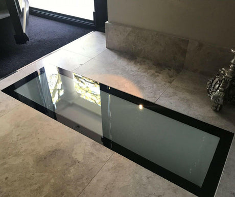 400 x 3000 mm Frameless Walk-on Skylight.