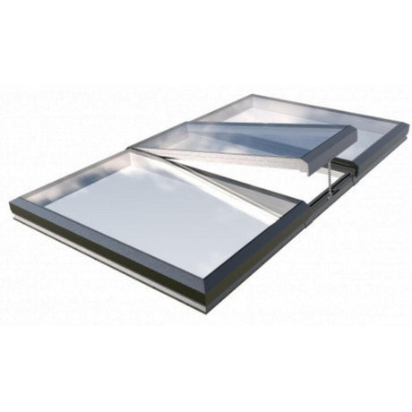 2000 x 4000 mm Electric Opening Glass Link Modular Skylight (2 Fixed 1 Opening).
