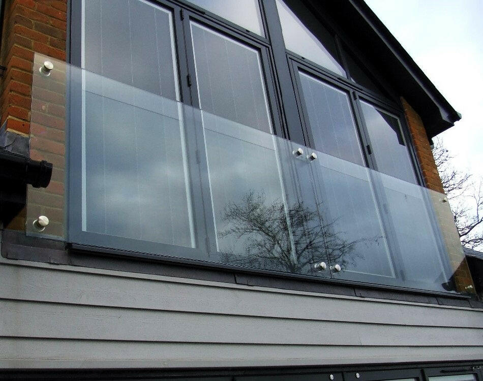 1200 x 1100 mm LD Toughened Laminated Glass Juliet Balcony.