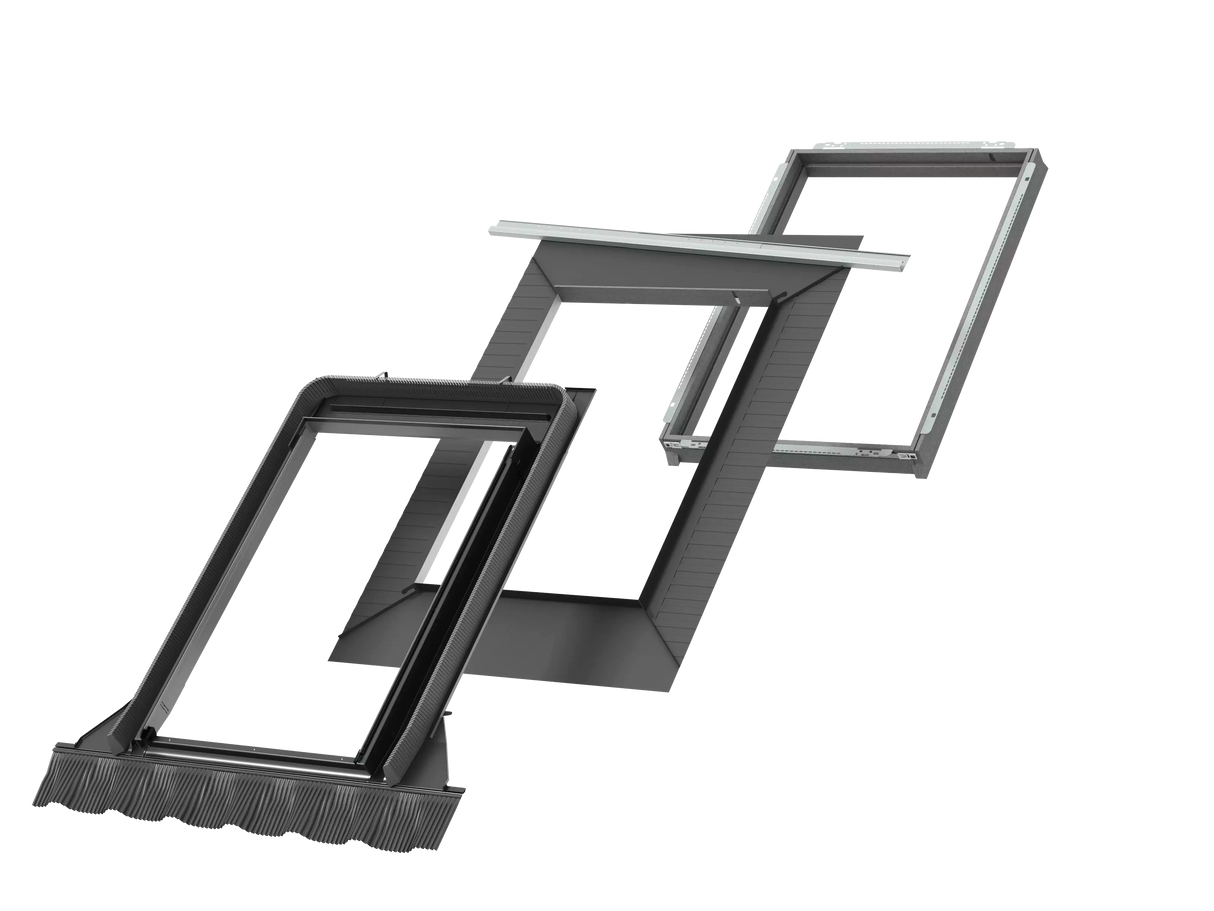 94x160 cm VELUX Pro+ EDW PK10 2300 Tile Flashing with Insulation | Zinc Finish.