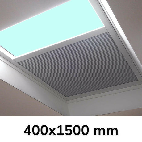 400 x 1500 mm LD Electric Blinds for Flat / Pitched Roof Skylights & Roof Lanterns.