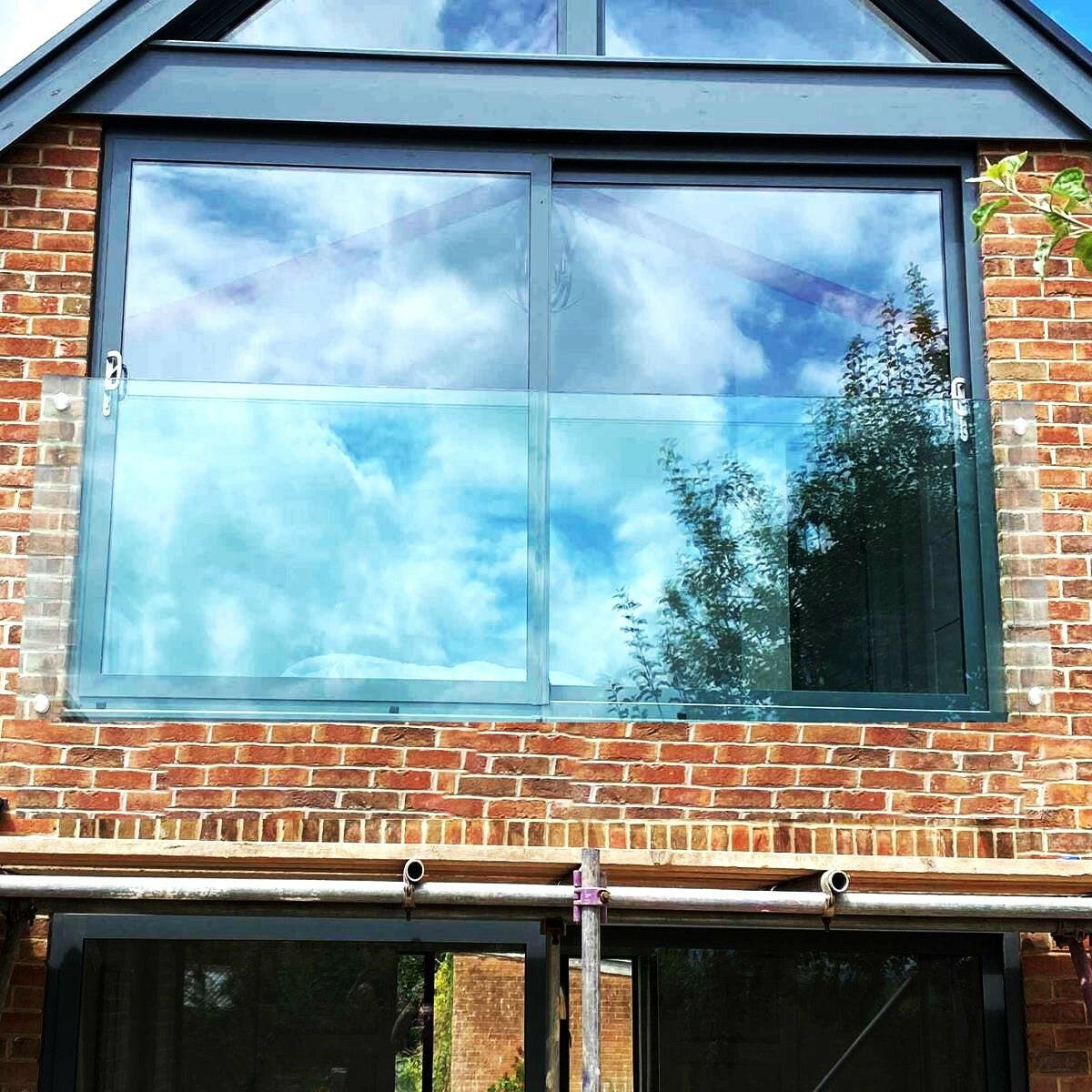 LD Toughened Laminated Glass Juliet Balcony.