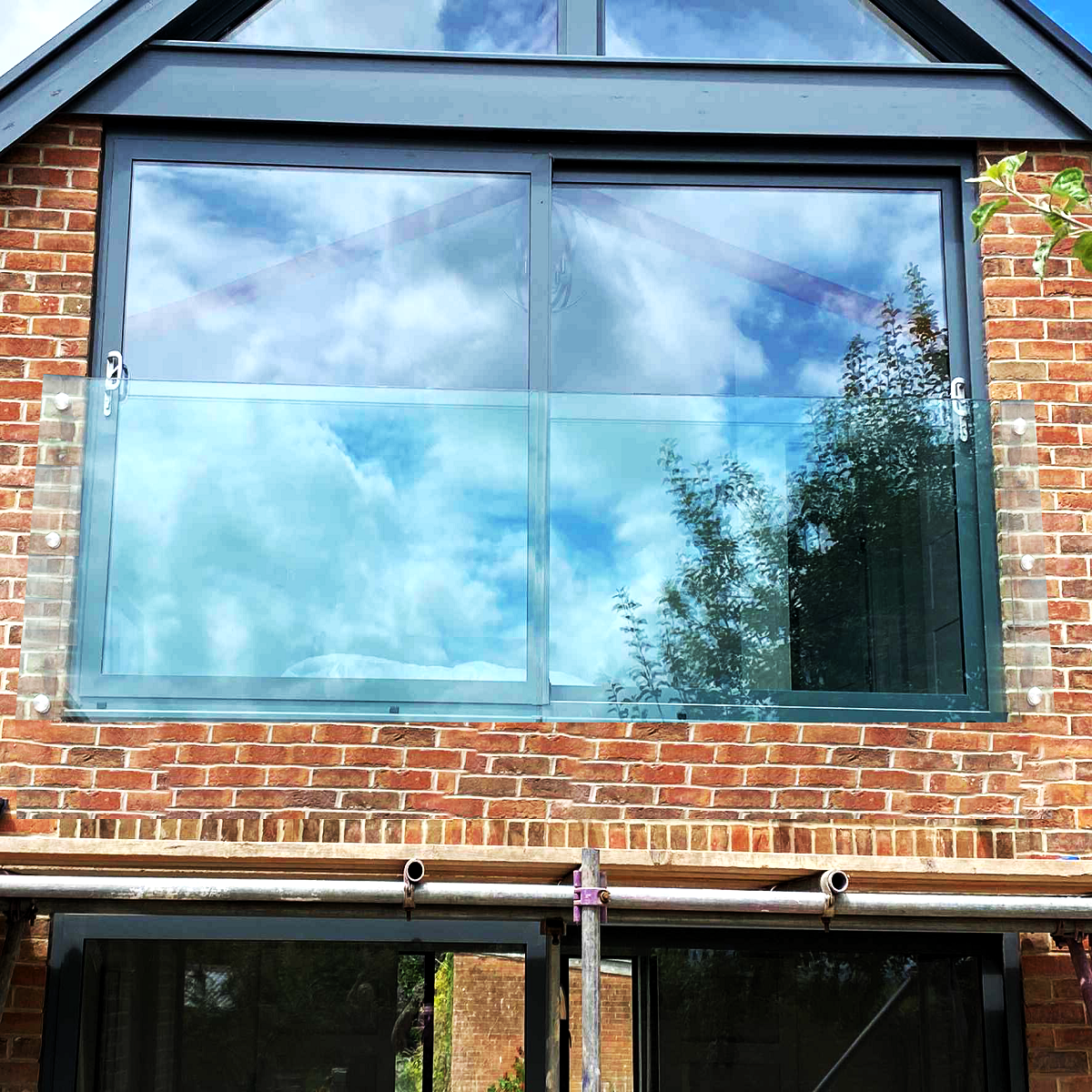 LD Toughened Laminated Glass Juliet Balcony.