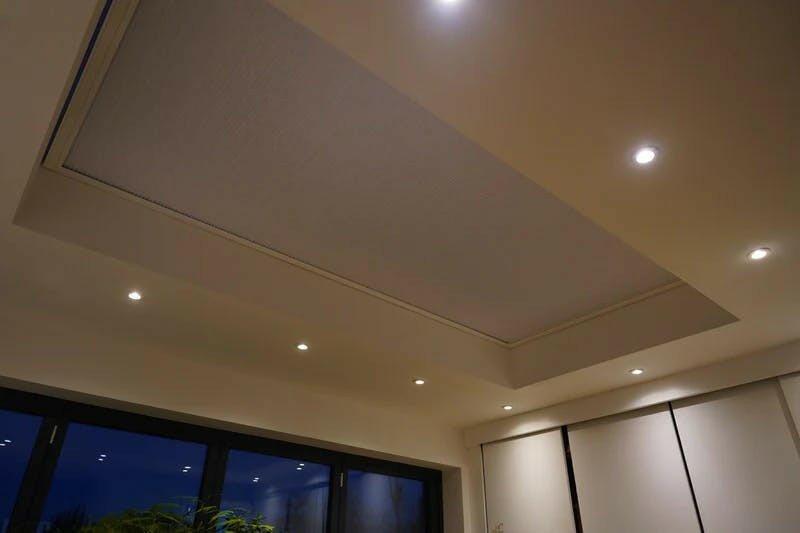 1500 x 3000 mm LD Electric Blinds for Flat / Pitched Roof Skylights & Roof Lanterns.
