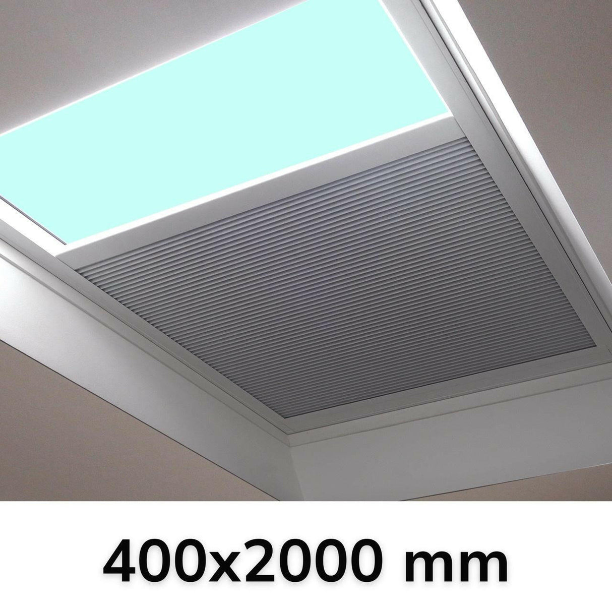 400 x 2000 mm LD Electric Blinds for Flat / Pitched Roof Skylights & Roof Lanterns.