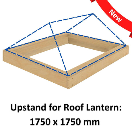 1750 x 1750 mm Insulated Upstand for Roof Lantern.