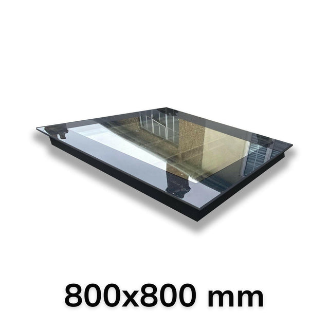 800 x 800 mm LD Frameless Triple Glazed Flat Roof Skylight.