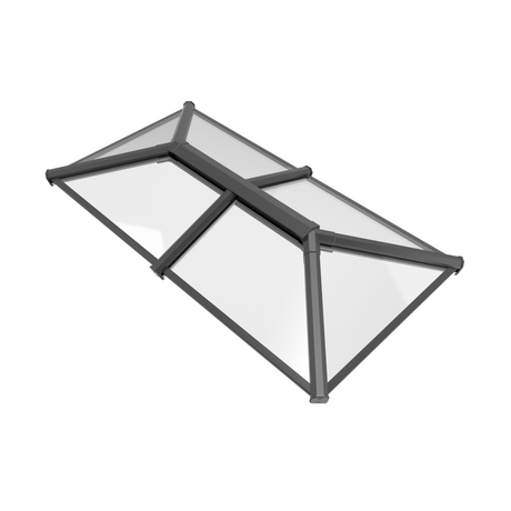1200 x 2500 mm Stratus Aluminium Roof Lantern Style 2 (Traditional).