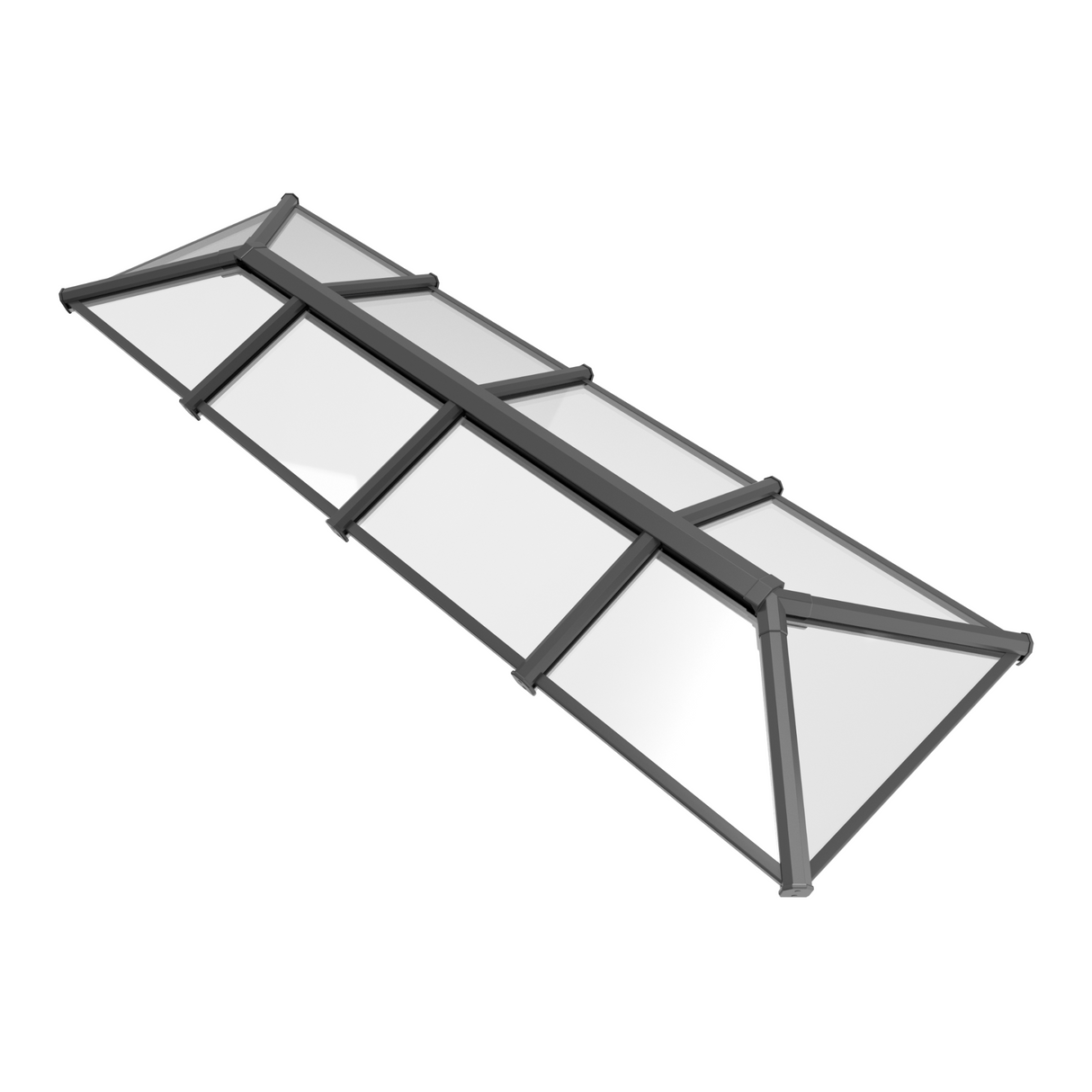 1500 x 4000 mm Stratus Aluminium Roof Lantern Style 6 (Traditional).
