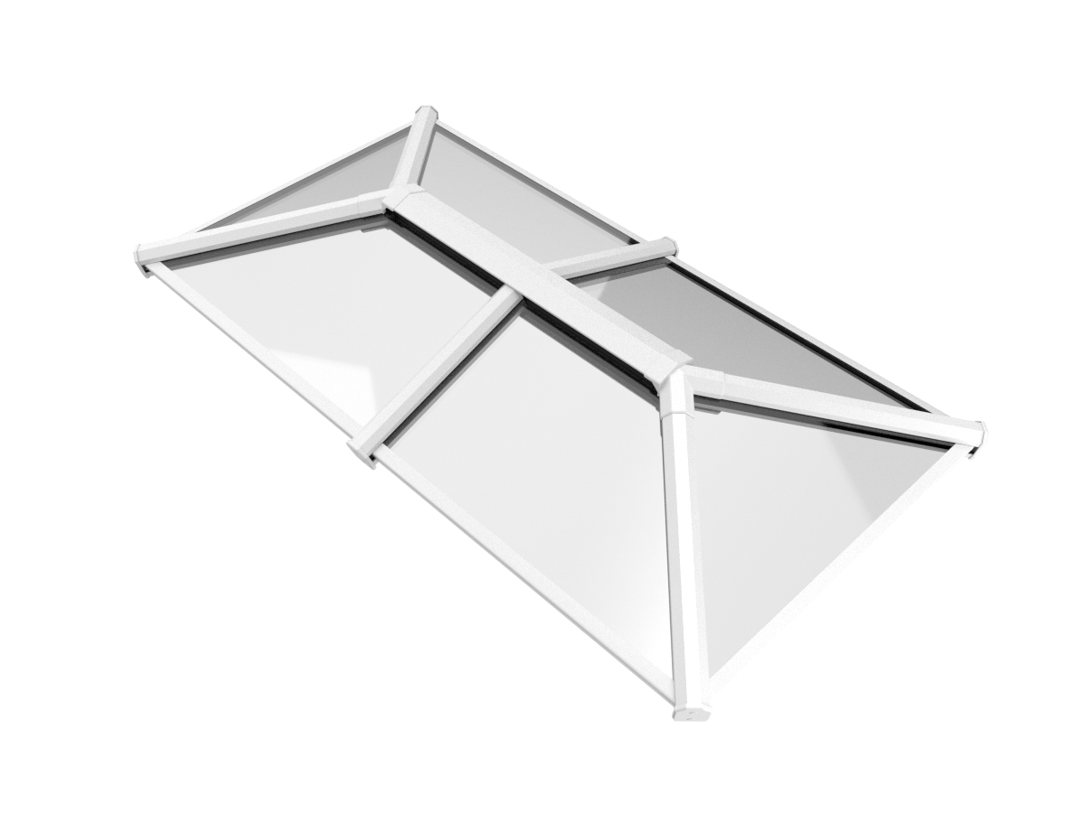 1200 x 1800 mm Stratus Aluminium Roof Lantern Style 2 (Traditional).