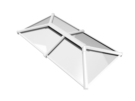 1200 x 1800 mm Stratus Aluminium Roof Lantern Style 2 (Traditional).
