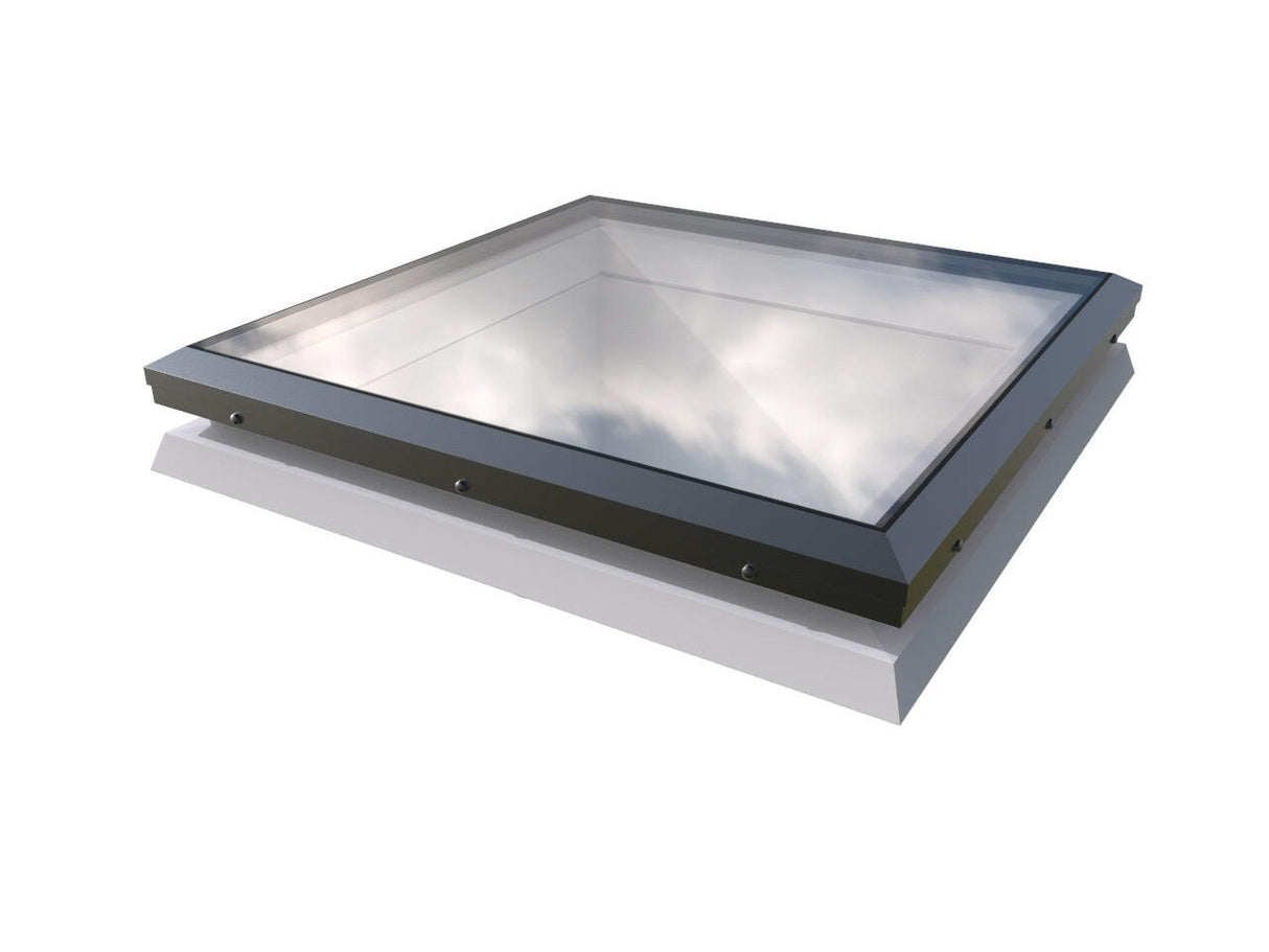 1000 x 1000 mm Brett Martin Manual Opening Flat Roof Skylight.