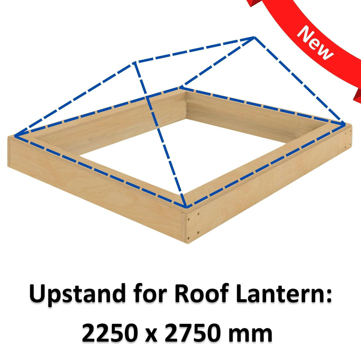 2250 x 2750 mm Insulated Upstand for Roof Lantern.