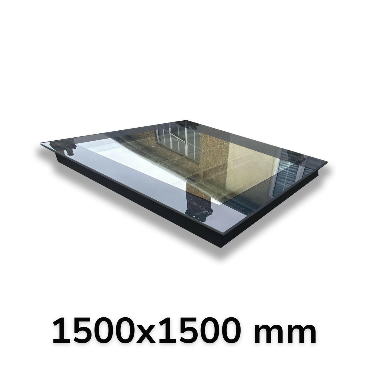 1500 x 1500 mm LD Frameless Triple Glazed Flat Roof Skylight.