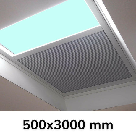 500 x 3000 mm LD Electric Blinds for Flat / Pitched Roof Skylights & Roof Lanterns.
