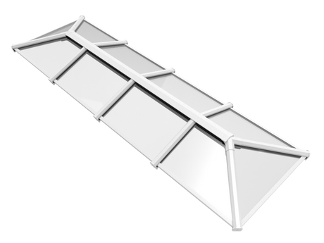 750 x 5500 mm Stratus Aluminium Roof Lantern Style 6 (Traditional).