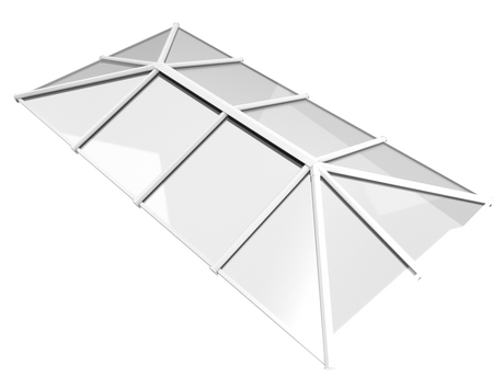3000 x 6000 mm Stratus Aluminium Roof Lantern Style 7 (Traditional).