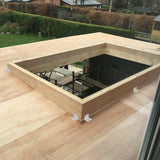 600 x 1500 mm Insulated Upstand for Flat Roof Skylight.