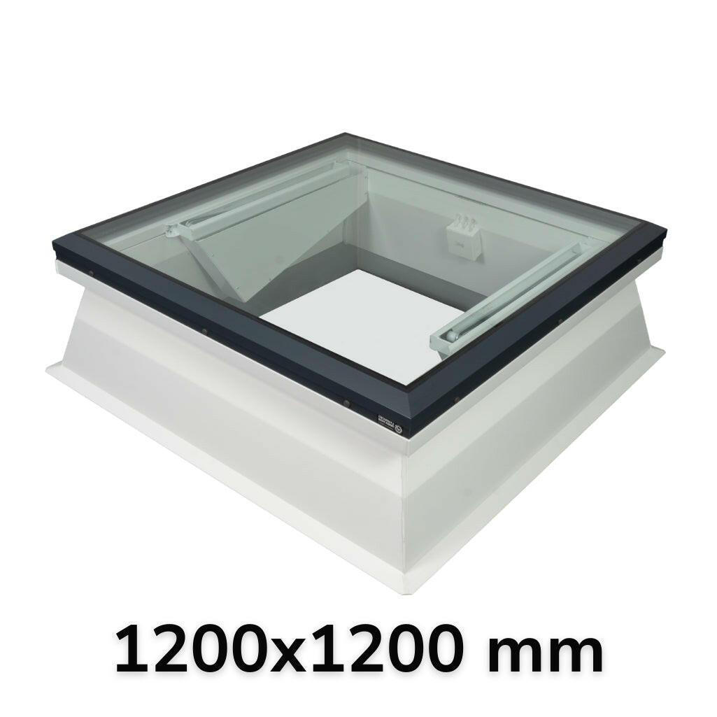 1200 x 1200 mm Brett Martin Flat Glass Access Hatch.