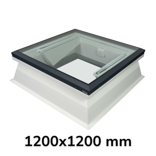 1200 x 1200 mm Brett Martin Flat Glass Access Hatch.