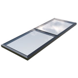 150 x 450 cm Vast modulair daklicht (2 vaste 0 openingen)