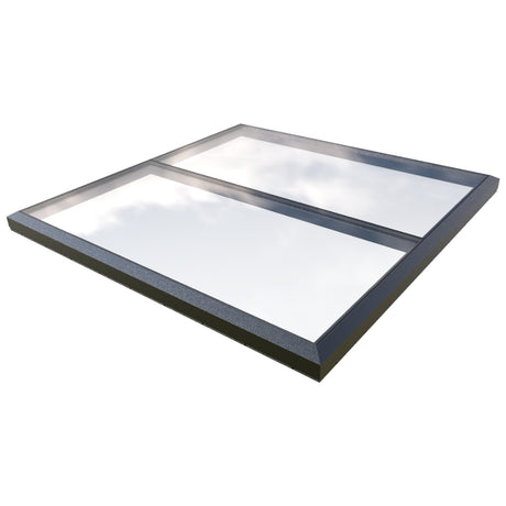 200 x 200 cm Vast modulair daklicht (1 vaste 0 openingen)