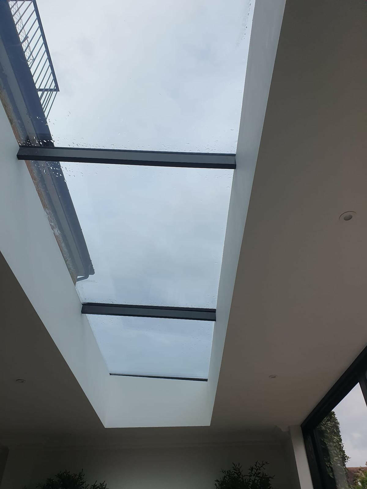 Custom Size Frameless Modular Skylights (Flat / Pitched Roof).