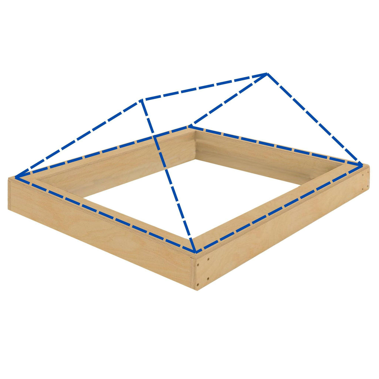 800 x 3500 mm Insulated Upstand for Roof Lantern.