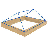 800 x 3500 mm Insulated Upstand for Roof Lantern.