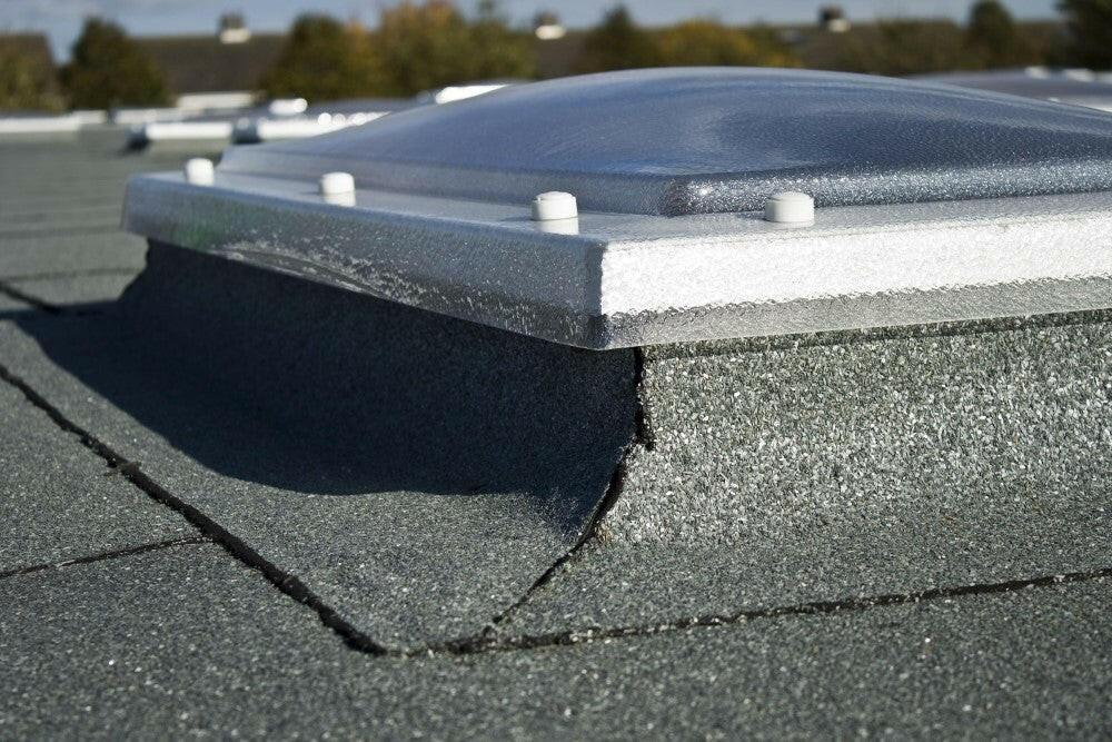 1200 x 1200 mm Polycarbonate Fixed Dome Rooflight by Mardome Trade.