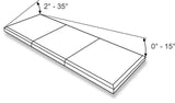 3000 x 5500 mm Fixed Glass Link Modular Skylight (4 Fixed 0 Opening).
