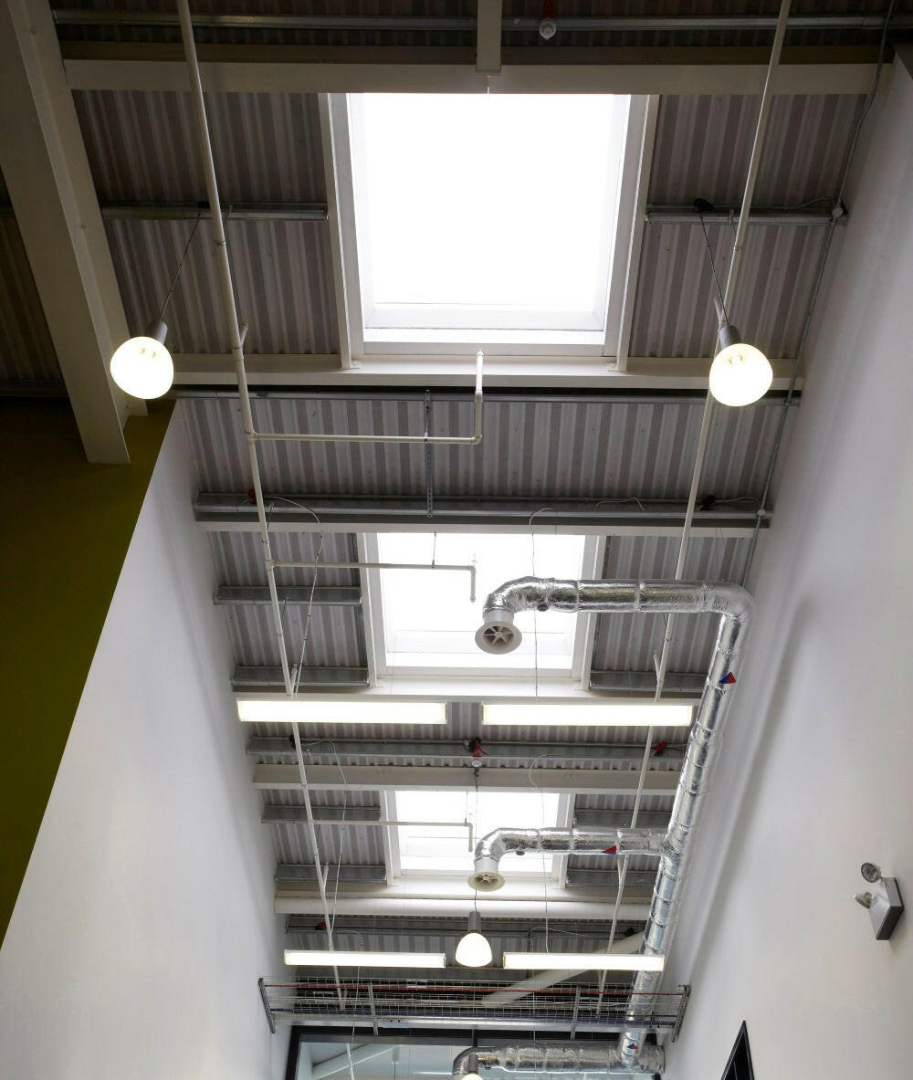 1200 x 1200 mm Polycarbonate Fixed Dome Rooflight by Mardome Trade.
