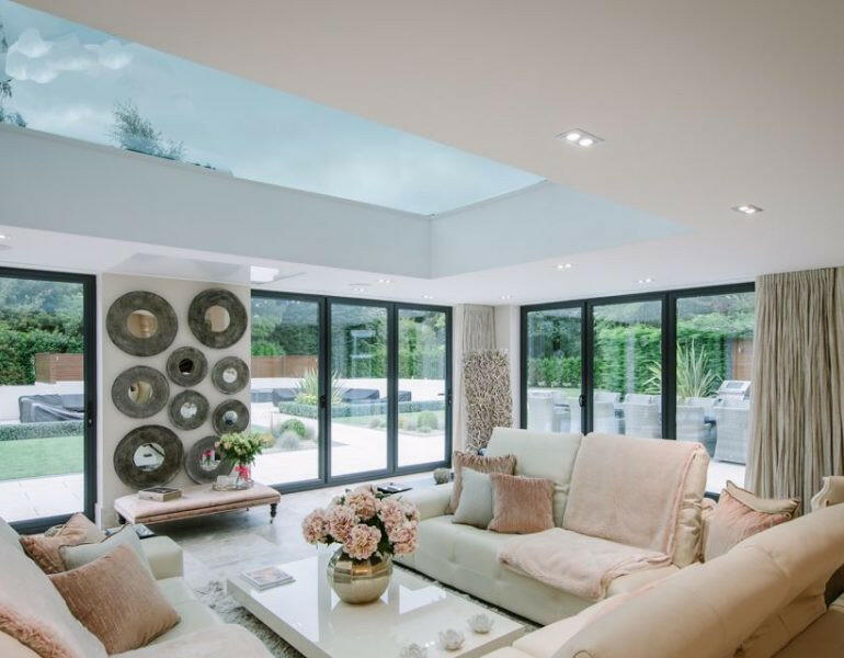 600 x 2500 mm LD Frameless Triple Glazed Flat Roof Skylight.