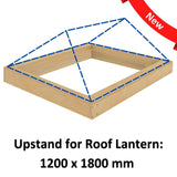 1200 x 1800 mm Insulated Upstand for Roof Lantern.