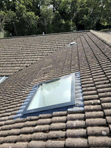 1200 x 2500 mm LD Frameless Triple Glazed Pitched Roof Skylight.
