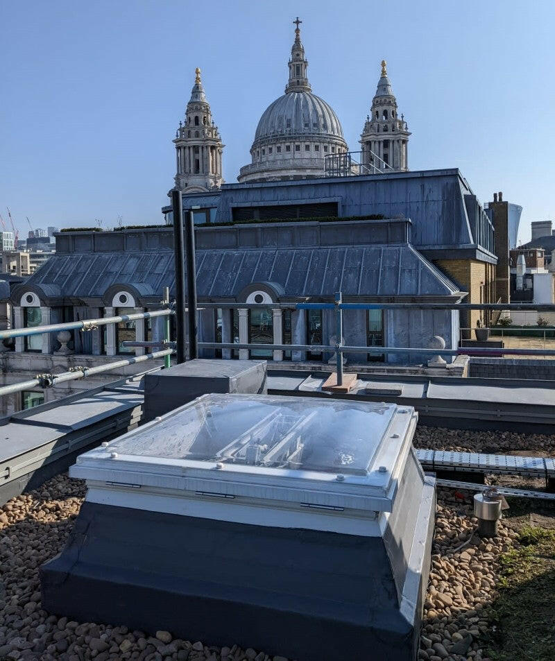 1050 x 1650 mm Smoke Vent Rooflight by Mardome.