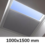 1000 x 1500 mm LD Manual Blinds for Flat / Pitched Roof Skylights & Roof Lanterns.