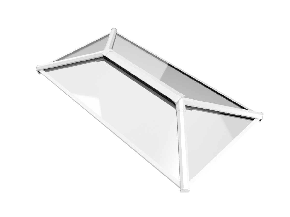 1200 x 2000 mm Stratus Aluminium Roof Lantern Style 1 (Contemporary).