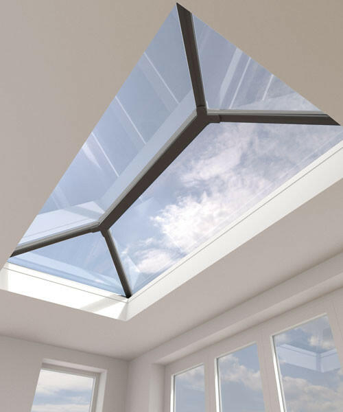 1200 x 2000 mm Stratus Aluminium Roof Lantern Style 1 (Contemporary).