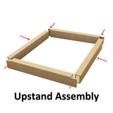 2750 x 3000 mm Insulated Upstand for Roof Lantern.