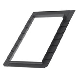 114x70 cm VELUX Pro EDL SK01 1000 Leisteen lood met isolatie | Grijze aluminium afwerking