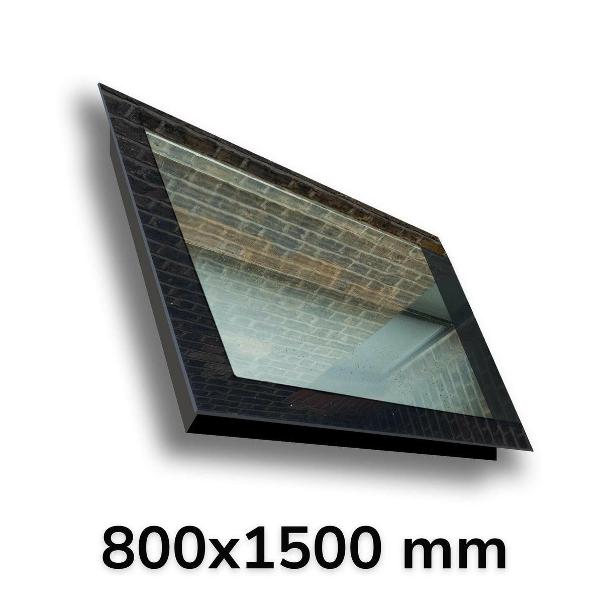 800 x 1500 mm LD Frameless Triple Glazed Pitched Roof Skylight.