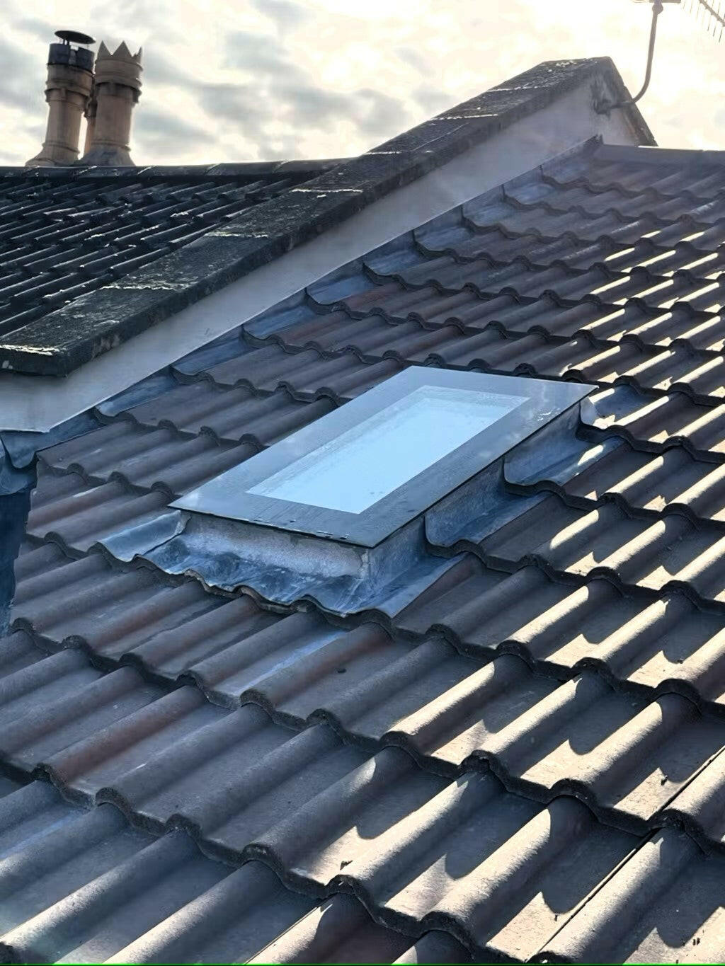 600 x 1200 mm LD Frameless Triple Glazed Pitched Roof Skylight.