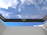600 x 1200 mm Brett Martin Electric Opening Flat Roof Skylight.