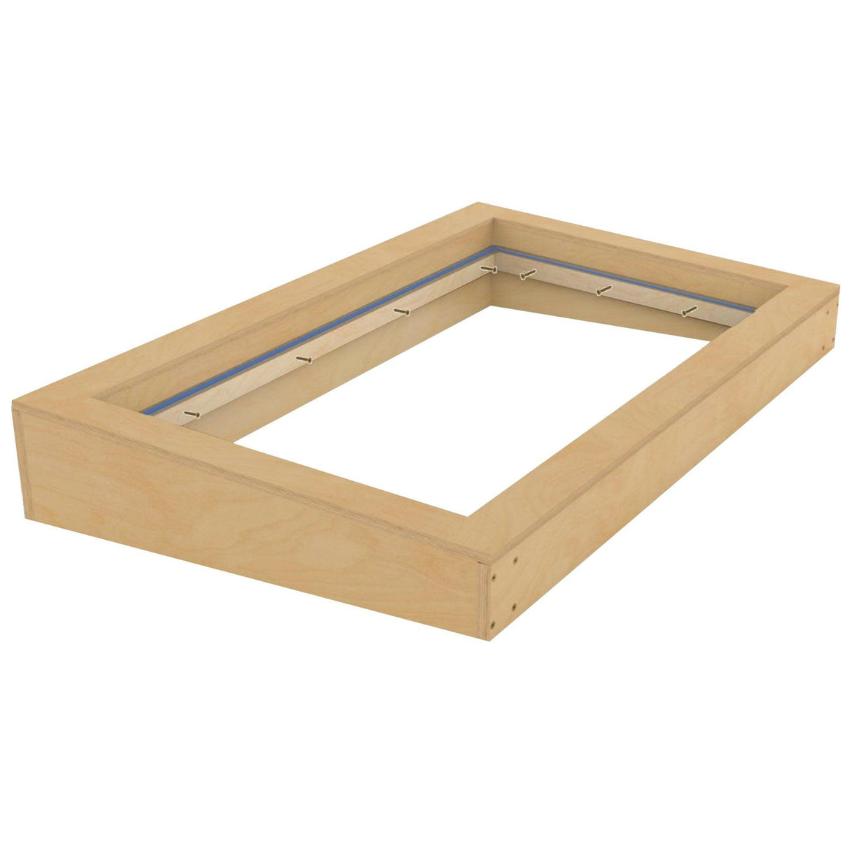 800 x 1500 mm Insulated Upstand for Flat Roof Skylight.