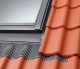 114x160 cm VELUX Pro+ EDW SK10 2000 Tile Flashing with Insulation | Grey Aluminium Finish.