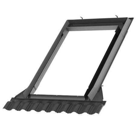 134x118 cm VELUX Pro+ EDW UK06 2000 Tile Flashing with Insulation | Grey Aluminium Finish.