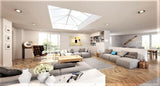 2750 x 4500 mm Stratus Aluminium Roof Lantern Style 5 (Traditional).