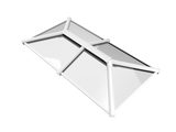 750 x 1250 mm Stratus Aluminium Roof Lantern Style 2 (Traditional).